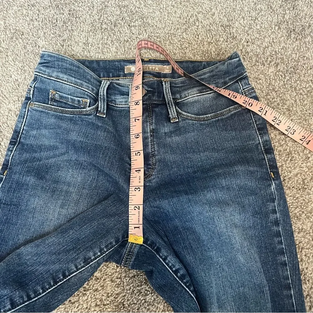 Athleta sculptek slim straight jean lapis wash